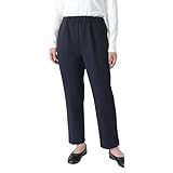 [アトレアン] シニアファッション 70代 80代 裏起毛 あったか パンツ 小柄な方 股下55㎝ 【9539】 (M, コン)