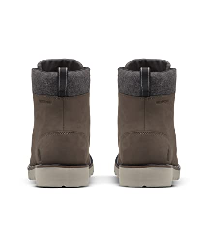 The North Face Men's Work To Wear Lace Waterproof Boot, Demitasse Brown/Silver Grey, 11 #TOP1