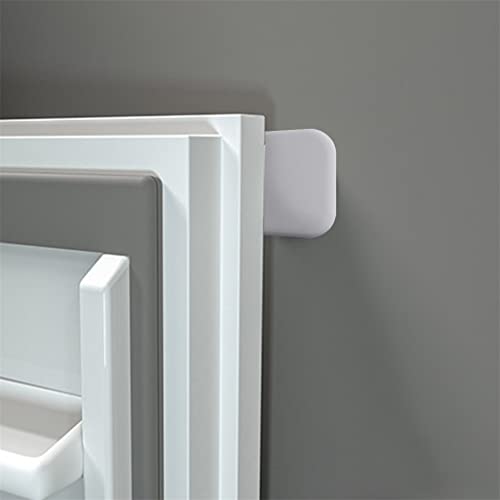 Pegatina muda silicona gris y protector portátil de puerta para dormitorio 7