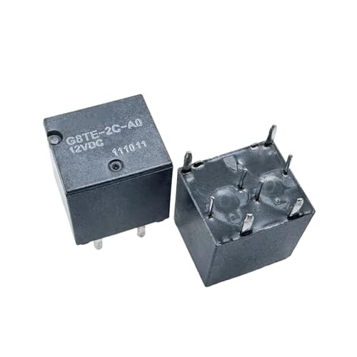 Relé G8TE-2C-A0 de 12V CC con conector TE2-8P de 8 pines para circuito impreso automotriz