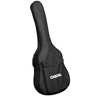 CASCHA HH 2023 Housse rembourré pour Guitare Classique Noir - Les Beatles, Paul McCartney, John Lennon, RIngo Starr, George Harrison