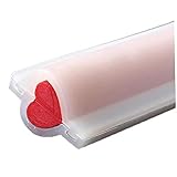 TOSSPER Cuore del Tubo Colonna Soap Stampo in Silicone, Sapone Forma di Cuore Strumento di Candela Gelatina Muffa del Cioccolato
