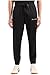 Armani Exchange Signature Logo Stretch Poly Viscose Jogger Pants Sweatpants, Black