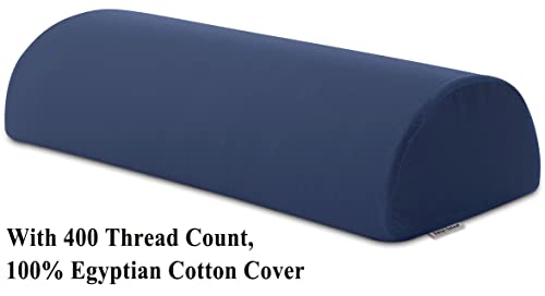 Intevision Four Position Support Pillow (20.5" X 8" X 4.5") With, 400 Thread Count, 100% Egyptian Cotton Cover #TOP4