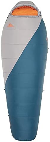 Kelty Cosmic Synthetic Fill 20 Degree Backpacking Sleeping Bag, Women’s – Compression Straps, Stuff Sack Included, Green