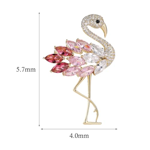 Image of Rhinestone Brooch Pins for Women, Vintage Crystal Enamel Brooches, American Flag Pin Patriotic Lapel Pins Gift for Suit Clothes Bag Accessories