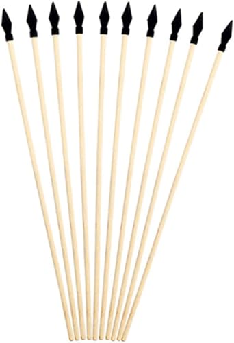 GPP 10-PK 17 Inches Safety Archery Target Arrows for Kids with Soft Rubber Tips Archery Bows Outdoor Play Cosplay Costume Decoration