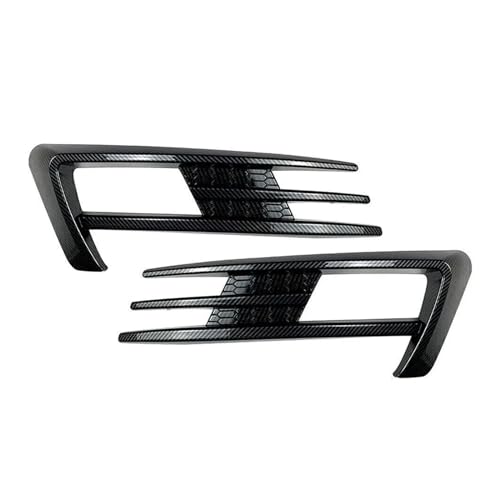 Alerón de parachoques delantero negro brillo para tuning y protección de faros Golf MK7 2012