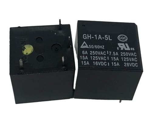 Relé 4 pines GH-1A-12LF evita sobrecargas en placas de electrodomésticos
