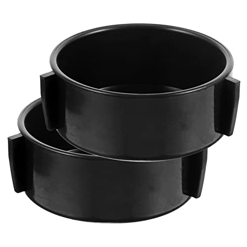 Ipetboom 2個セラミック製 爬虫類用ボウル 餌と水の入ったボウル 爬虫類用品 家用 繊細なデザイン 易しいお手入れ