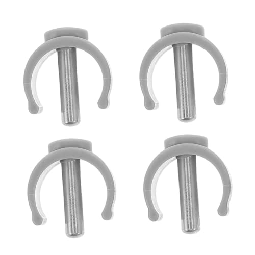 CIYODO 4 Pièces Clips de Serrage C Réglables pour Cannes et Déambulateurs Attaches Robustes Plastique pour Accessoires de et Béquilles Maintien Sécurisé des Supports