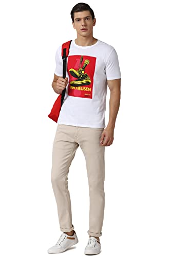 Image of Van Heusen Men's Cotton Slim Fit T-Shirt