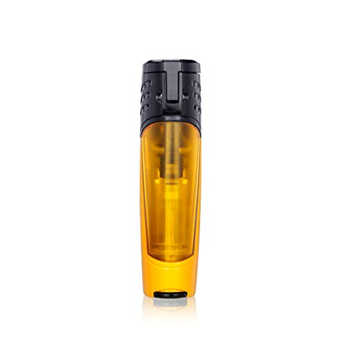 Cigar Torch Lighters 3 Jet Strong Flame Butane Refillbale Windproof High Quality Lighter with Punch [Gas Not Include] - Thumbnail 6