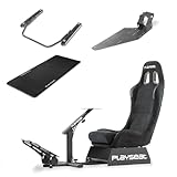 Playseat® Evolution - Racing Suede + R.AC.00178: Floor Mat XL + R.AC.00064: Gearshift Holder PRO + R.AC.00072: Seatslider