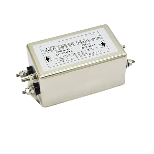Filtre d'alimentation CA anti-interférence YB610 double section 220V - 2