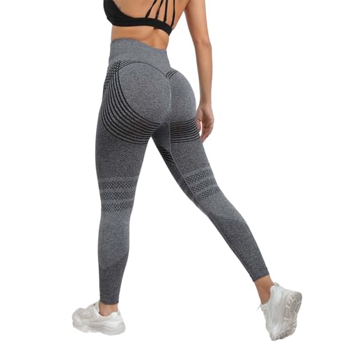 Leggins Sportivi Donna Push Up 3D Anticellulite Leggins Compressione Graduata