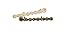 Jeep Cherokee (XJ) Side Emblem/Badge kit, G1 (Brushed Gold)