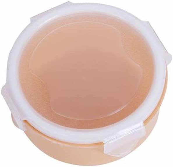 Plastic Lunch Box Bento Box Vegetables Fruit Salad Fresh-Keeping Bowl with Lid Seal Leak Proof Camping Picnic Food Storage Box(D,9 * 5.5cm)