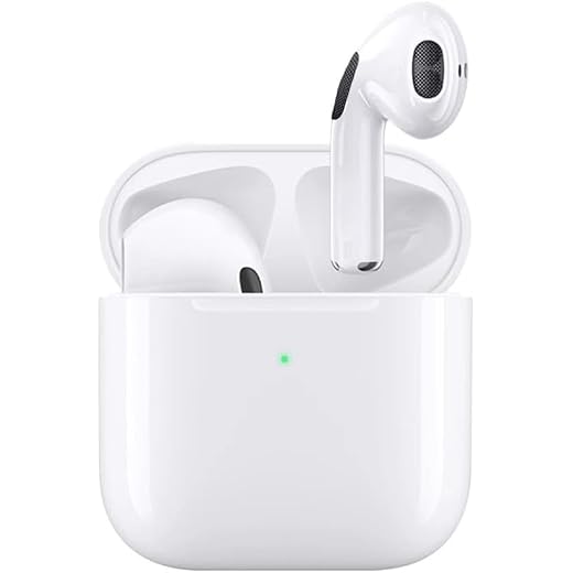 Cuffie Bluetooth,Air Buds Pods Controllo touch Wireless Auricolari Bluetooth 5.3,HiFi con HD Impermeabile Auricolari Sportivo con Riduzione del Rumore,Compatibile con Android/iPhone/AirPods/Samsung