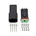 Produktbild NOIXIN 1 Set Schwarz Deutsch DT Stecker DT06-2S/DT04-2P 3P 4P 6P 8P Wasserdichter elektrischer Stecker for Automotor mit Pins 22-16AWG (Color : DT06-4S DT04-4P)