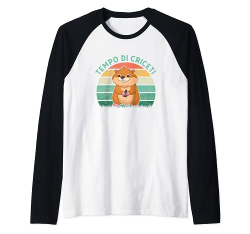 Tempo Di Criceti Criceto Per Gli Amanti Degli Animali Raglan Baseball Tee
