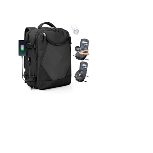 SZLX Sac à Dos Sous Vide Bagage à Main Pour Femmes, Sac à Dos Airbag Avec Système De Vide Pour Le Voyage, Ryanair Travel Ruscksack Taille Cabine Avec Pompe étanche Valise Sous Vide Pour Homme