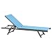 Produktbild Siena Garden Liege Tropic, 194x60x98cm, Gestell: Aluminium, in anthrazit, Fläche: Ranotex-Gewebe in sky blue