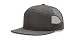 Richardson 168 168P Hat 7-Panel Trucker Cap Hi-Pro Snapback Cap Camo Hat Adjustable Baseball Hat Blank Hat Bulk Hats - Charcoal