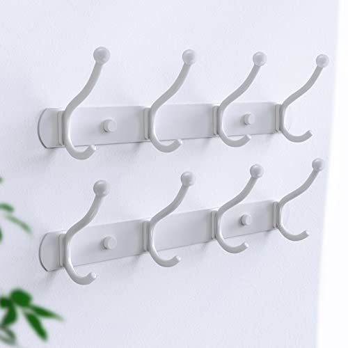 Coat Rack Wall Mount, Wall Hooks For Hanging 4 Wall Hooks （2Pcs） #TOP1