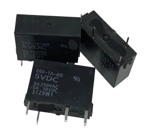 Relé G6D-1A-ASI de 5 V CC y 4 pines para circuitos impresos de alta precisión
