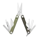 LEATHERMAN, Micra, Keychain Multi-Tool with Grooming Tools, Mini Pocketknife for Everyday Carry (EDC), Hobbies & Outdoors, Built in The USA, Spruce