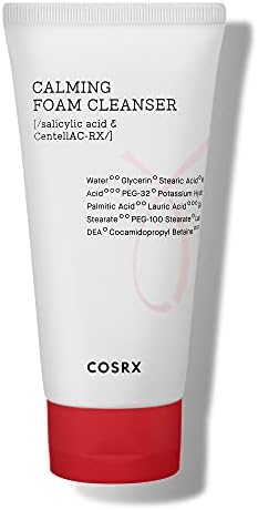 COSRX AC Collection Calming Foam Cleanser for Oily and Acne-Prone Skin, 150ml, 0.205 kg Pack of 1