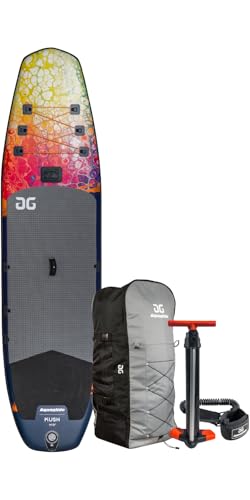 AQUAGLIDE Inflatable Stand Up Paddle Board with Premium SUP Accessories - Backpack, Leash, and Hand Pump - Kush 11' ISUP, Multicolor, 40.15748031496063