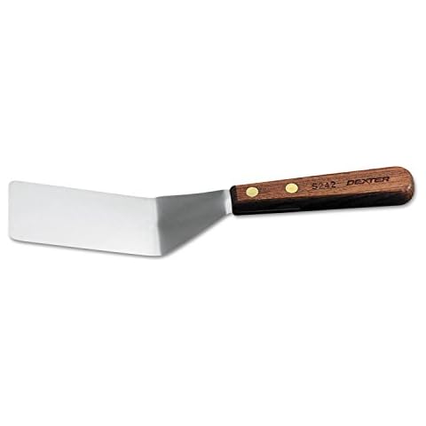 Dexter-Russell 4"" x 2½"" Pancake Turner", Silver/Brown Cover