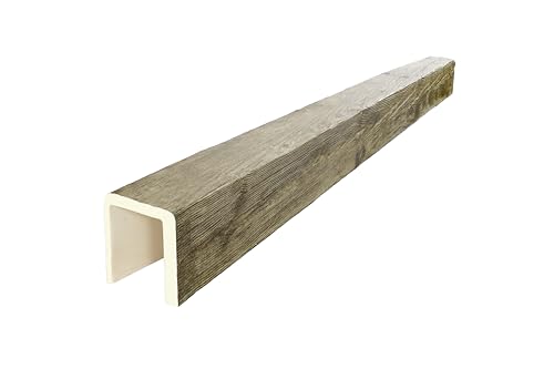 VIGA IMITACION MADERA DECORATIVA DE POLIURETANO 21CM DE ANCHO X 23CM DE ALTO X 3 METROS DE LARGO (Miel)