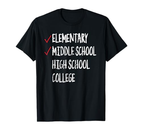 Funny 8th Grade Graduation Gift Middle School Graduation T-Shirt