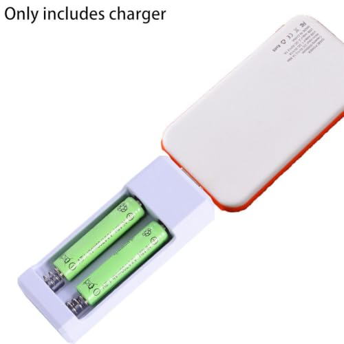 Image of USB 1.2V AA AAA Ni-CD NiMH 2 Slot Battery Charger with LED Indicators, Charge 2 Batteries At a Time