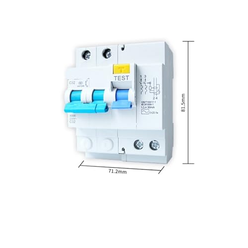 Disjoncteur de fuite BHL3 C32A 2P pour protection tableau électrique - 3
