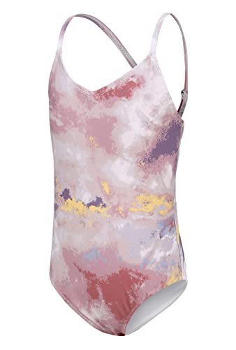 Image of Moon Tree Girls One Piece Swimsuits Ruffle Swimwear Beach Bathing Suit 2-14 Years
