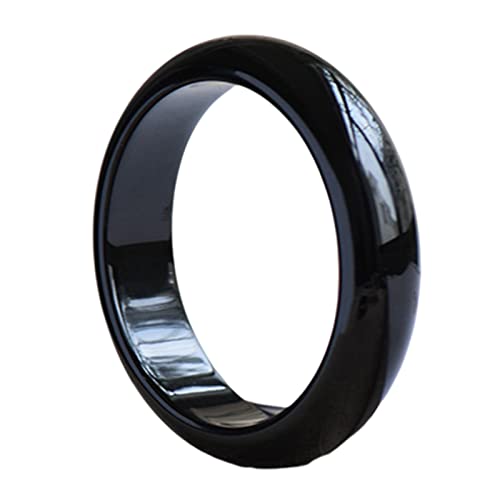 Bracelet agate noire véritable homme femme en jade Hetian encre