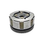 69T Clutch Assembly Compatible With 200cc 250cc Air Cooled Vertical Engine Fits ATV Motorcycle Models Like CBT250 CG200cc 6 Plates Clutch