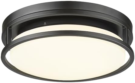 Darkaway LED Flush Mount Ceiling Light, 12inch Modern Dimmable Ce...