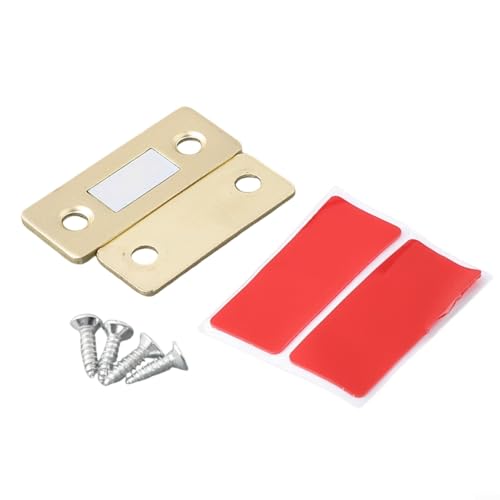 Système de fermeture magnétique au design élégant pour armoires et commodes pour maintenir un attrait esthétique (doré)