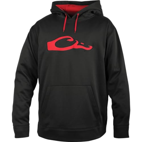 Image of Drake Waterfowl MST Performance Camouflage Hoodie, Double-Lined Hood, Cotton /Poly Blend, and Kangaroo Pouch for Comfort