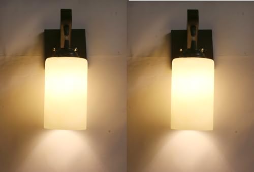 Image of Modern Decorative Designer Wall Light Industries for Living Room, Bedroom, Bedside, and Decorative Lighting Indoor Use, Bulb Not Included (MF Pipe, 2)