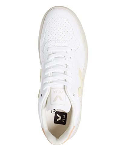 Veja Women V-10 Sneakers White - Sun - Peach 8 US3