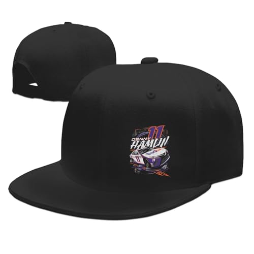 MTQDJ Denny Hamlin 11 Flat Bill Hat Trucker Hats Men Women Novelty Baseball Cap Hip Hop Cap