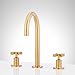 Signature Hardware 953797 Vassor 1.2 GPM Widespread Bathroom Faucet with Pop-Up Drain Assembly - Brushed Gold
