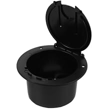 Ciieeo Round RV Electrical Cable Hatch Storage Box Waterproof Wire Hatch for Trailers and RVs Practical Cable Management Solution for Marine and Outdoor Use