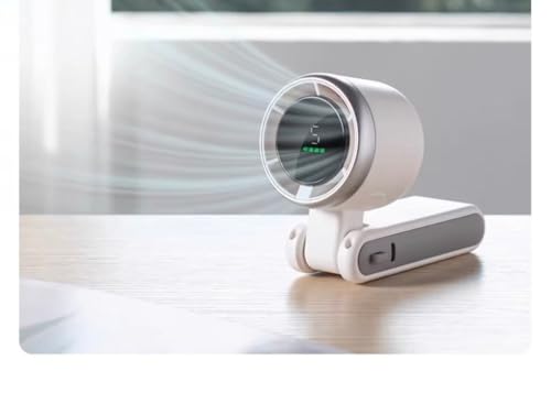 Image of Printme Foldable Portable Handheld Fan Rechargeable Mini Fan with Digital Display | Adjustable Speed USB Fan | Compact Travel Fan for Home Office Outdoor | Silent Cooling Pocket Fan